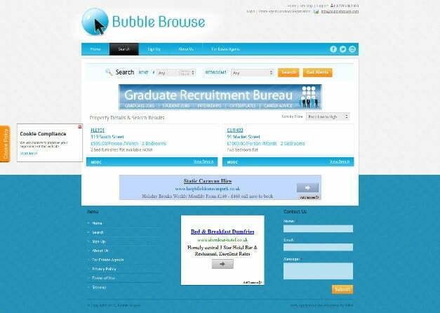 Bubble Browse property search