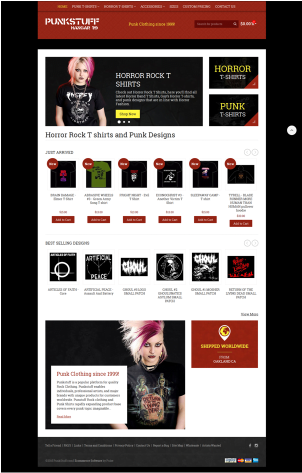 Punkstuff Homepage