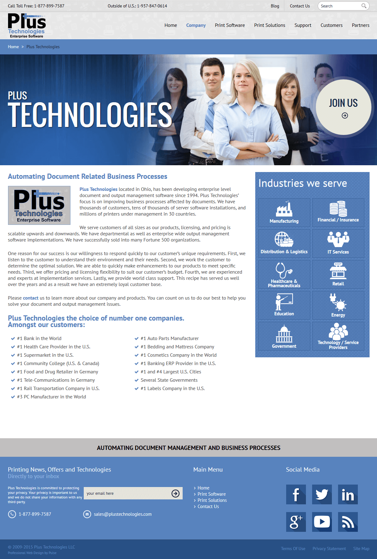 About Plus Technologies