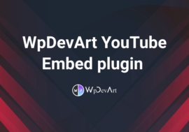 WpDevArt YouTube Embed plugin