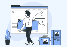 Include graphics or videos to keep the user’s attention