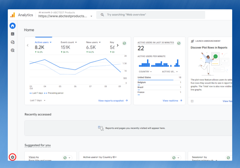 Navigate to the Admin Panel