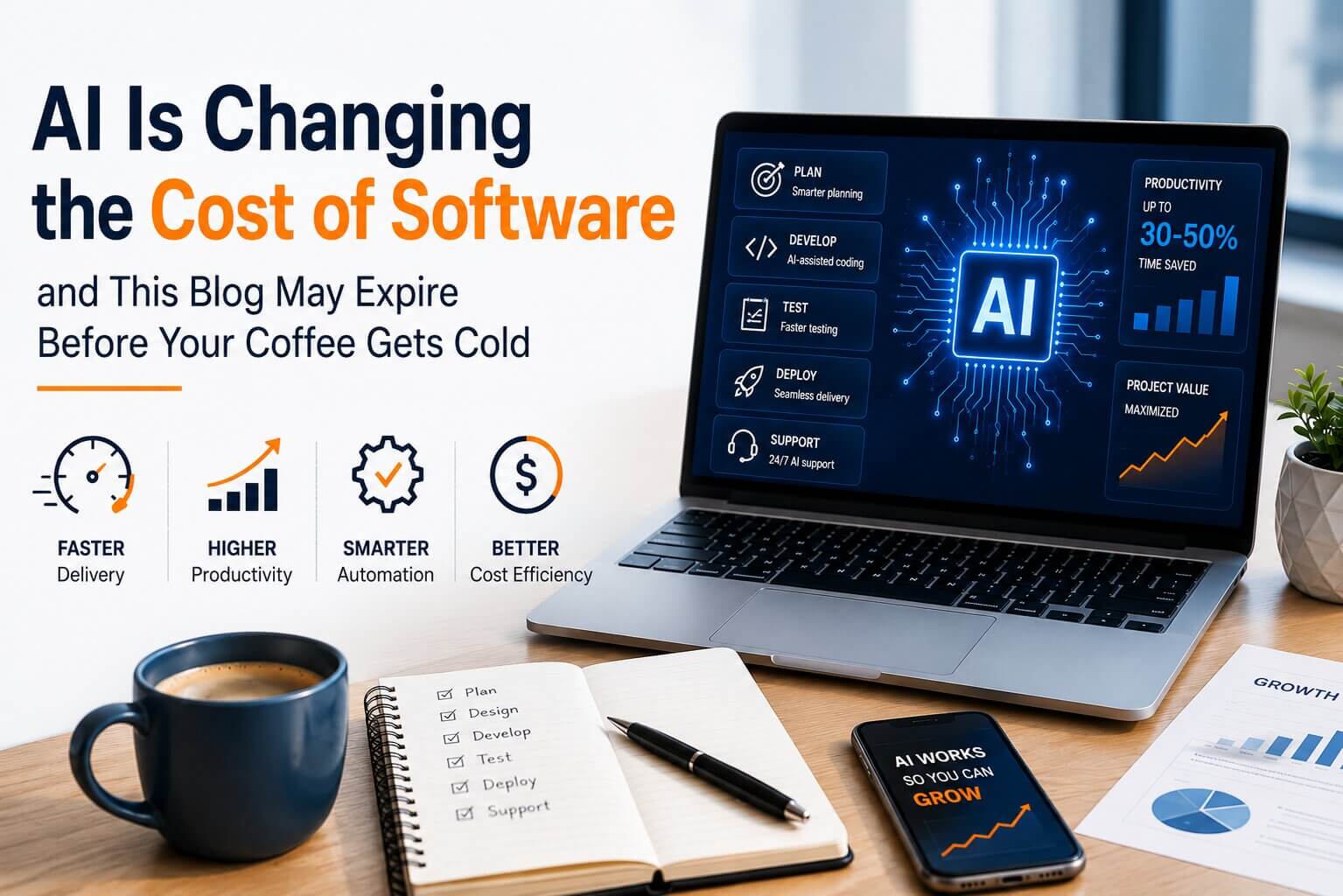 AI Is Changing the Cost of Software – and This Blog May Expire Before Your Coffee Gets Cold
