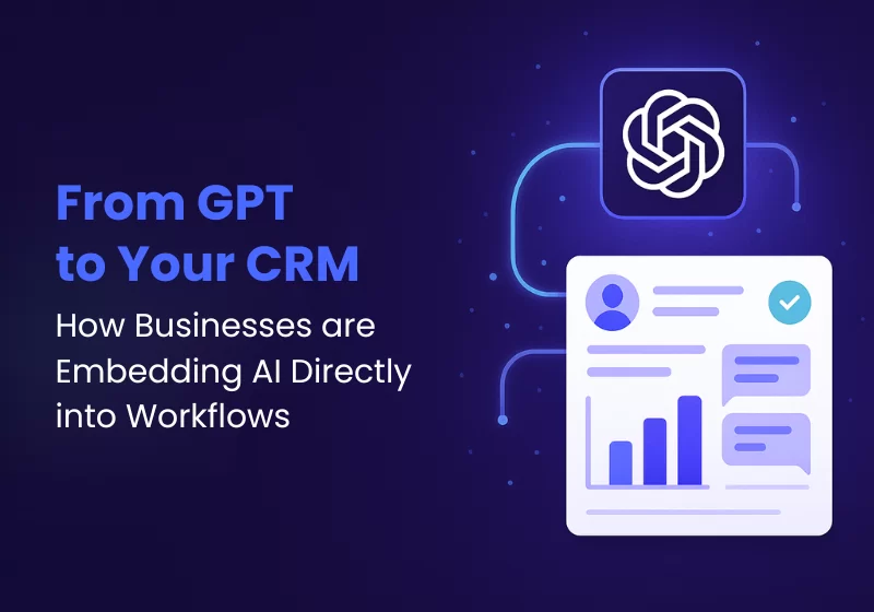 From GPT to Your CRM: How Businesses Are Embedding AI Directly into Workflows